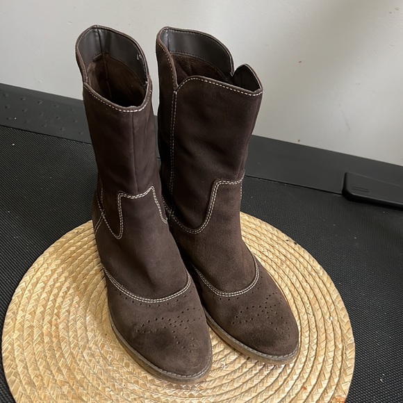 American Eagle Southwestern Cowboy Boots Size 7 - Picture 14 of 16